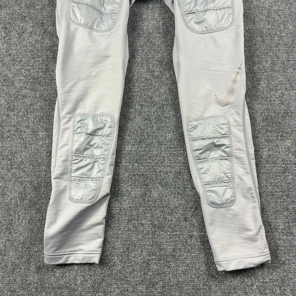 Nike Pro Aeroloft‎ Hyperwarm Tights Mens XL Gray Padded Compression 810383-012